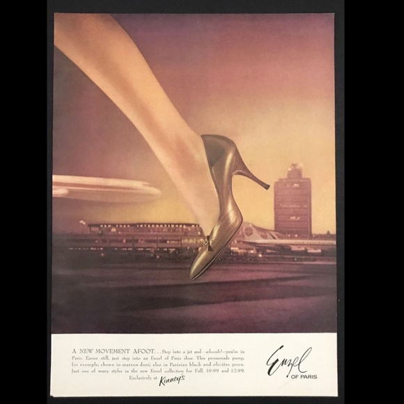 VINTAGE 1962 Kinney's Enzel of Paris Pink Pumps - Size 7 - Picture 6 of 9